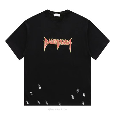 Balenciaga Metal Vintage Oversized T-Shirt Black Multi SS22
