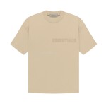 FEAR OF GOD ESSENTIALS FOG LOGO Letter Short Sleeve T-shirt Plum Purple Mist Haze Blue Brown Black Elephant White Lime Yellow Beach Yellow