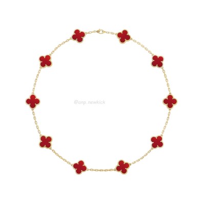 Van Cleef & Arpels Vintage Alhambra 10 Four Leaf Lucky Totem Necklaces