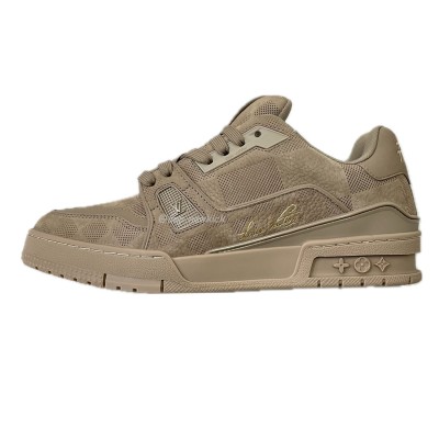 Louis Vuitton LV Trainer Beige Raffia Men's ARCHLIGHT 1A54H5