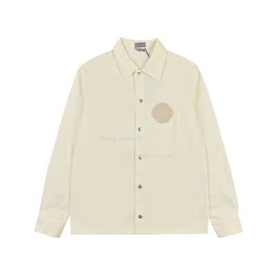 Dior 24SS Off White Cotton Denim Shirt