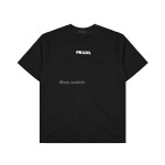 Prada 24ss 3D toothbrush embroidered short sleeves T-shirt