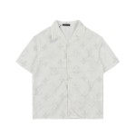 Louis Vuitton 24ss Old flower small logo short sleeved shirt