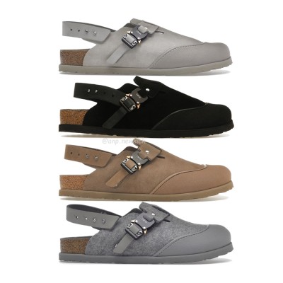 Dior by Birkenstock Tokio Mule Greige Grey Black Brown 3SA116ZSD_H700