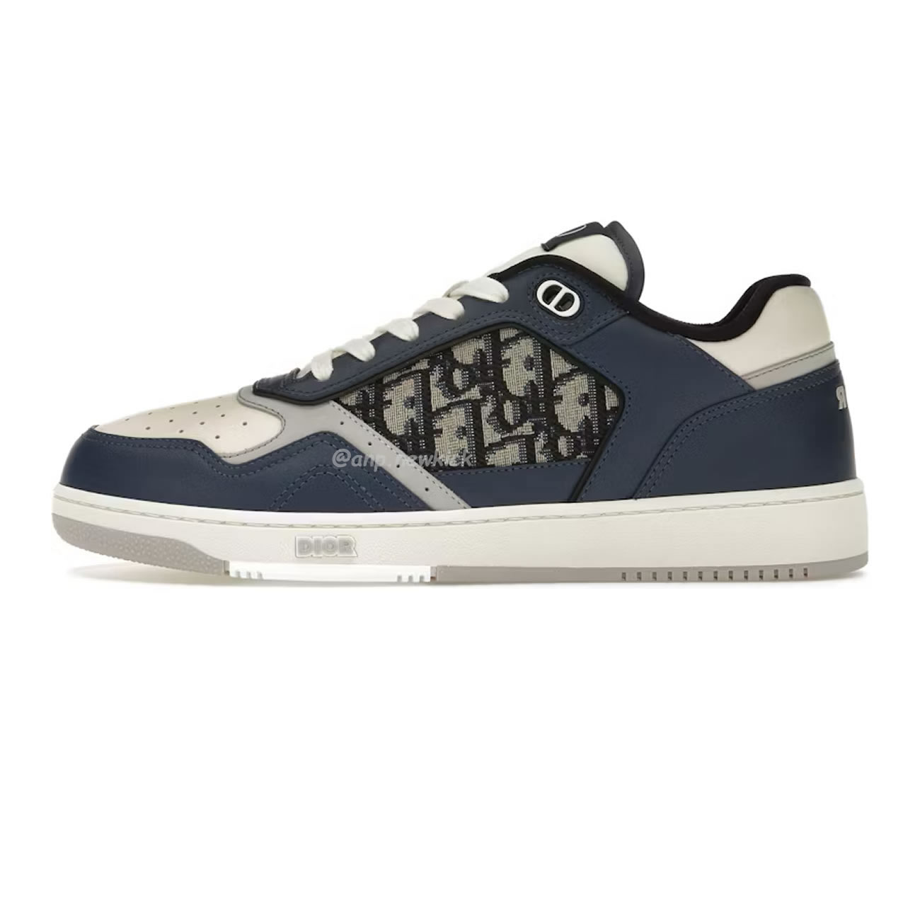 Dior B27 Low Blue Cream Dior Gray Beige Black Dior Oblique Jacquard 3SN272ZIR_H568