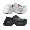 Balenciaga x Crocs Mule Black Silvery Multicolor Jibbitz (Women's) 720762 W0FOW 1000