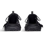 BALENCIAGA 3XL MULE MONOCOLOR MESH RUB BLACK WHITE EGGSHELL GREY RED BAL WORN OUT