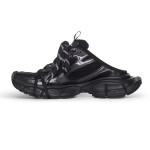 BALENCIAGA 3XL MULE MONOCOLOR MESH RUB BLACK WHITE EGGSHELL GREY RED BAL WORN OUT