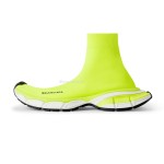 BALENCIAGA 3XL SOCK RECYCLED KNIT SNEAKERS BLACK WHITE FLUO YELLOW BEIGE