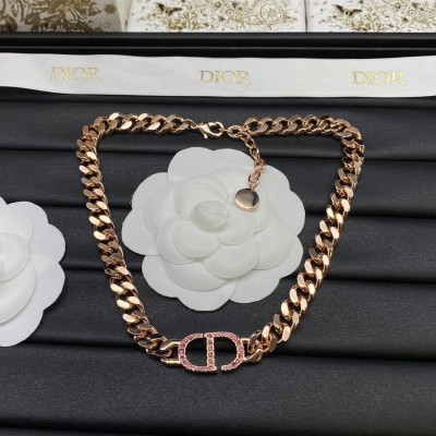 Dior Logo Text Chain Bracelet