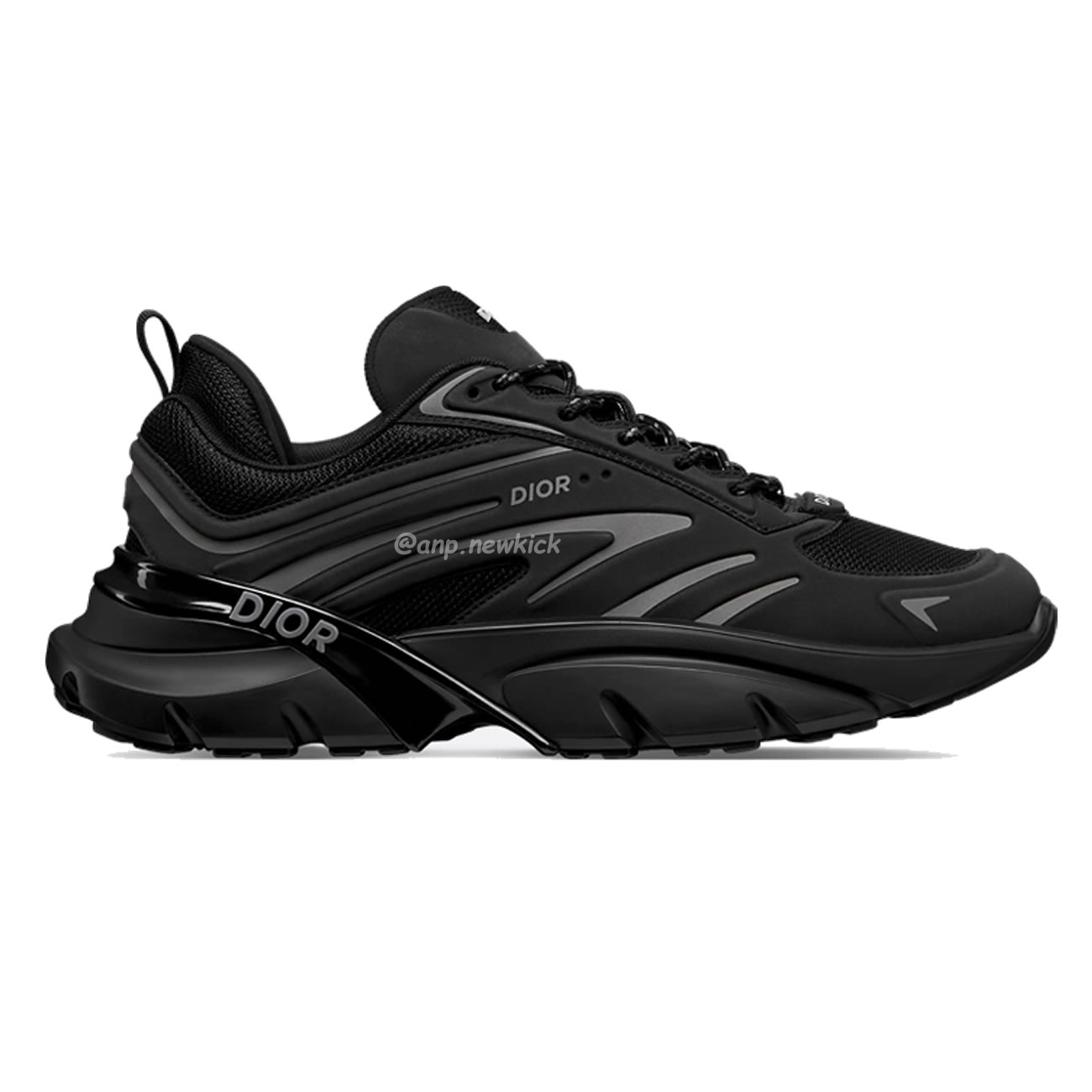DIOR B44 Blade Sneaker Black Technical Mesh and Black Technical Fabric 3SN306ZZY_H981