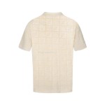 Fendi by Marc Jacobs Jersey Short-Sleeved Crew-Neck T-Shirt White Blue Black SS23