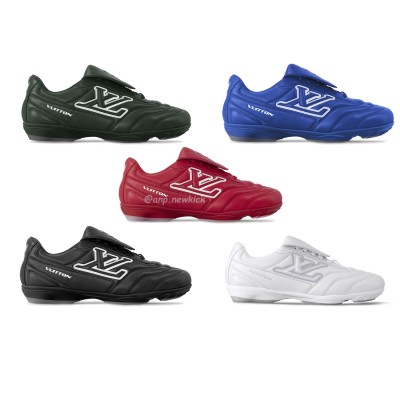 Louis Vuitton Green Red Black Blue White Grey Louis Vuitton LV Footprint Soccer