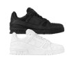 Louis Vuitton White Monochrome Louis Vuitton LV Trainer White Black