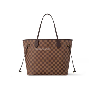 Louis Vuitton Neverfull MM Damier Ebene Canvas with Cherry Lining N40599