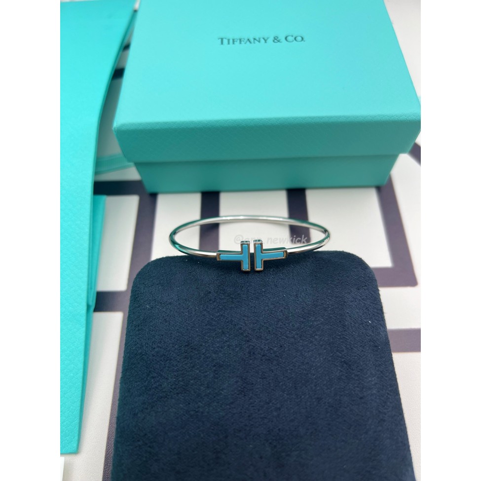 TIFFANY CO 18K WHITE GOLD BRACELET