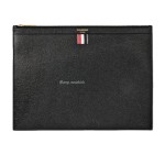 Thom Browne Logo-stamp Leather Document Holder