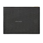 Thom Browne Logo-stamp Leather Document Holder