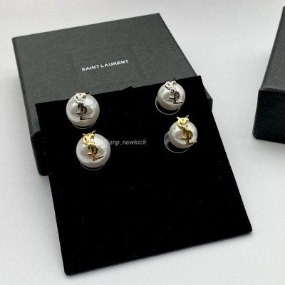 Saint Laurent YSL earrings