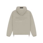 FEAR OF GOD ESSENTIALS FOG 23FW Zipper hooded cotton jacket brown black elephant white S-XL