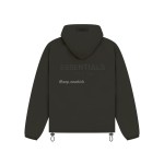 FEAR OF GOD ESSENTIALS FOG 23FW Zipper hooded cotton jacket brown black elephant white S-XL
