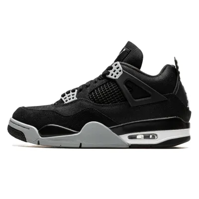 Air Jordan 4 "Black Canvas" Big Size DH7138 006