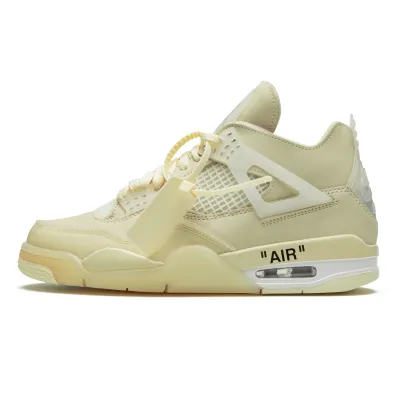 Air Jordan 4 Retro SP WMNS “Off-White - Sail” Big Size CV9388 100