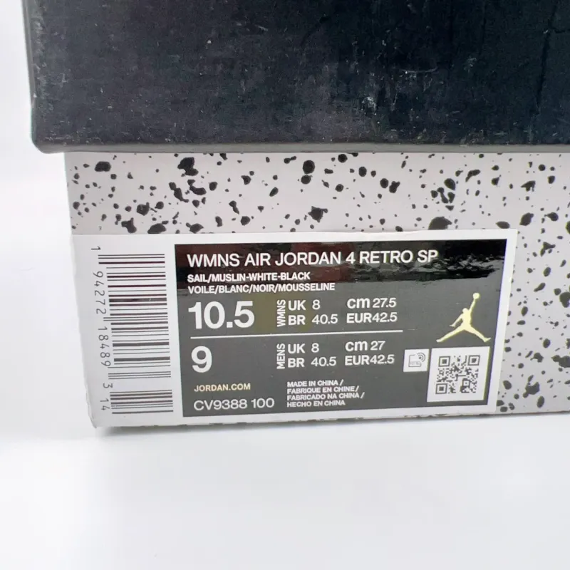 OW白帆 Offwhite x Air Jordan 4 Sail