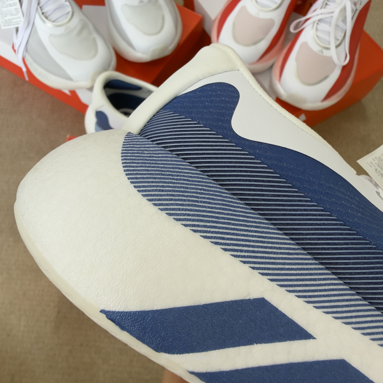 adidas Hyper Boost Edge White EQT Blue Aurora Onix Pure Ruby