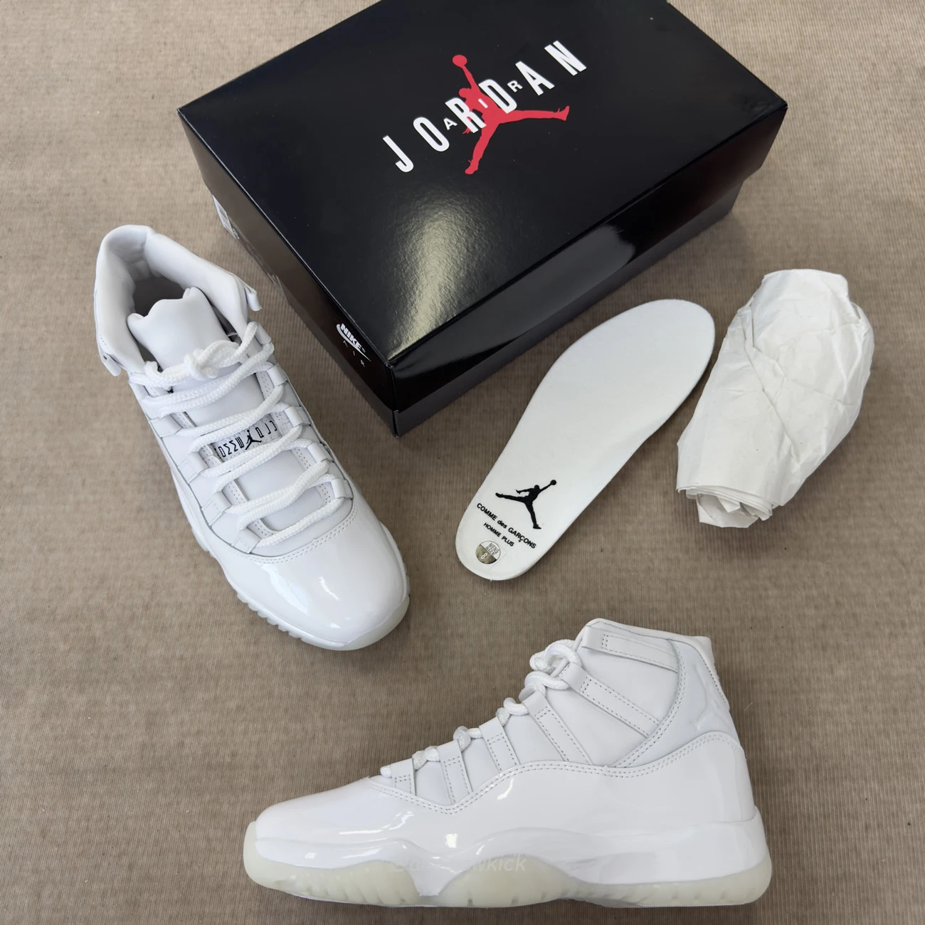 Air Jordan 11 Retro Comme des Garçons Homme Plus White IV7639-100