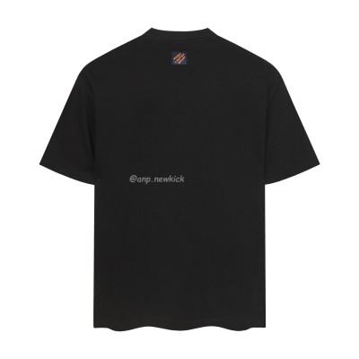 LOUIS VUITTON Decorative Logo Short Sleeve T-shirt Black 1AJCFI