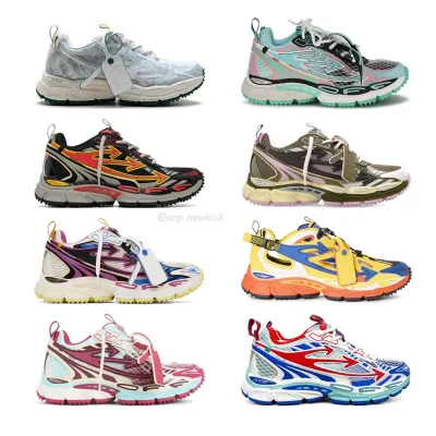 Off-White Be Right Back fishnet sneakers