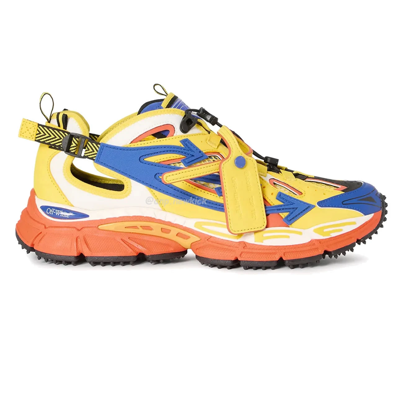 Off-White Be Right Back fishnet sneakers