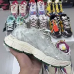 Off-White Be Right Back fishnet sneakers