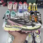 Off-White Be Right Back fishnet sneakers