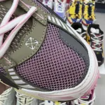 Off-White Be Right Back fishnet sneakers