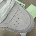 OFF-WHITE Out Of Office OOO Low Tops Vintage Suede Destressed White OMIA189F22LEA0120101