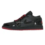 AIR JORDAN 1 LOW GYM BLACK RED 553558-606
