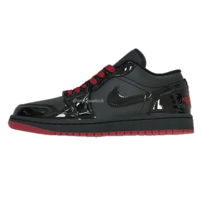 AIR JORDAN 1 LOW GYM BLACK RED 553558-606