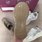 Gucci Cub3d Sneaker Light Grey White Brown Demetra 819709 FAEBE 2847