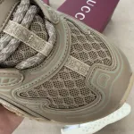 Gucci Cub3d Sneaker Light Grey White Brown Demetra 819709 FAEBE 2847