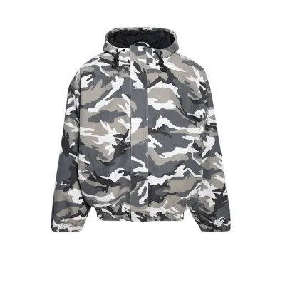 Balenciaga camouflage-print Ski Jacket Grey