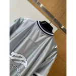 Balenciaga Logo V-neck T-shirt Grey Black Blue