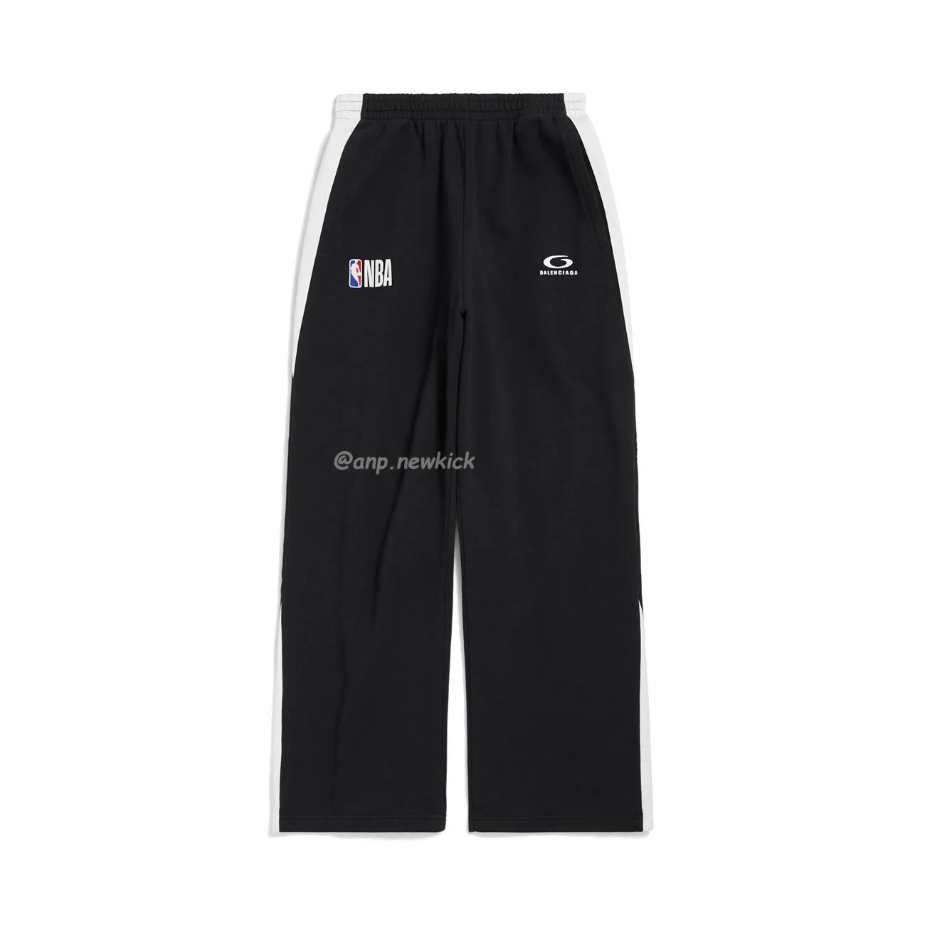 Balenciaga x NBA Collaboration Track Pants Black for Men