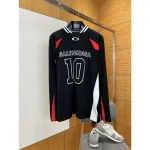 Balenciaga x NBA Oversized Long Sleeve T-Shirt Black Multicolor