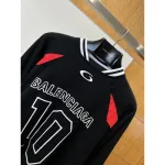 Balenciaga x NBA Oversized Long Sleeve T-Shirt Black Multicolor