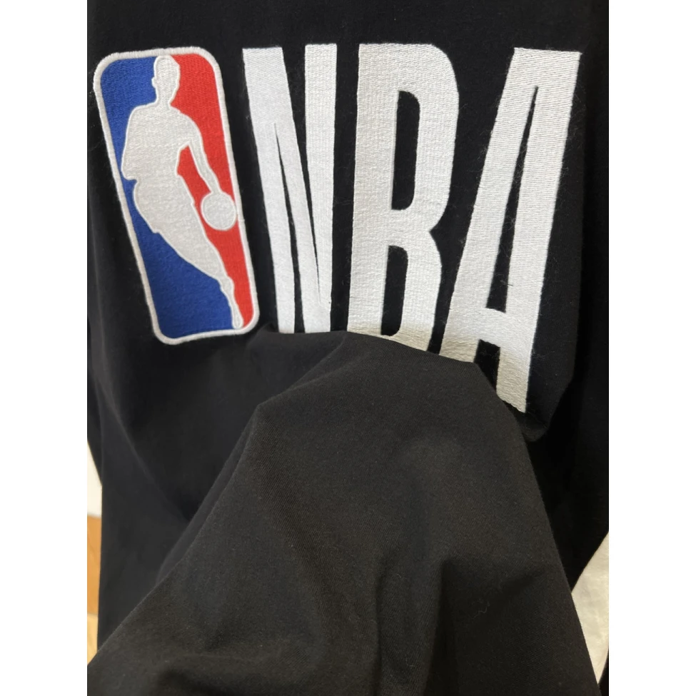 Balenciaga x NBA Oversized Long Sleeve T-Shirt Black Multicolor