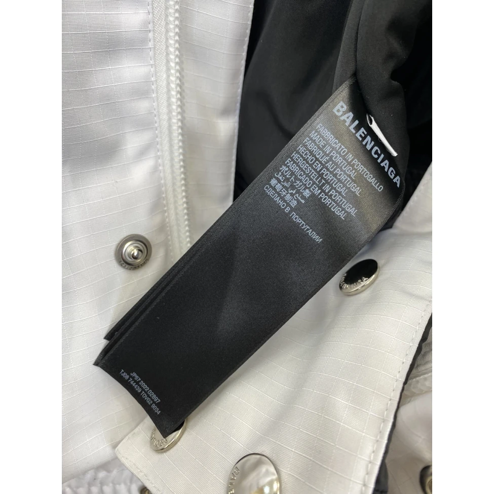 Balenciaga 'Skiwear' Parka in Black White for Men