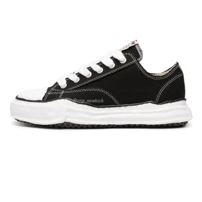 Maison Mihara Yasuhiro Peterson OG Sole Canvas Low Black A01FW702-BLK