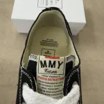 Maison Mihara Yasuhiro Peterson OG Sole Canvas Low Black A01FW702-BLK